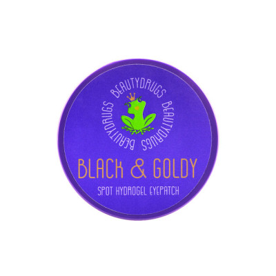 Beautydrugs Black & Goldy Hydrogel Eye Patch / Гидрогелевые патчи для глаз с коллоидным золотом и черным ж...