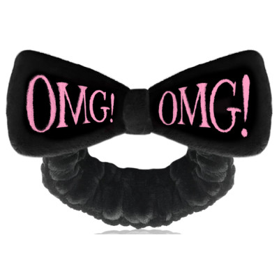 Double Dare OMG! Hair Band (Black) / Бант-повязка для фиксации волос (черная)