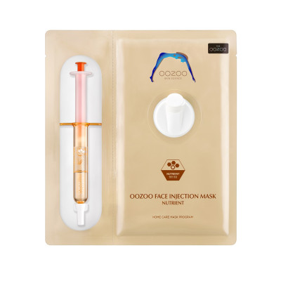 THE OOZOO Face Injection Mask Nutrient / Маска с пантенолом для Интенсивного питания в одноразовой упаковке