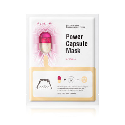 THE OOZOO Power Capsule Mask Recovery / Маска с капсулой-активатором для восстановления и тонизирования  кожи