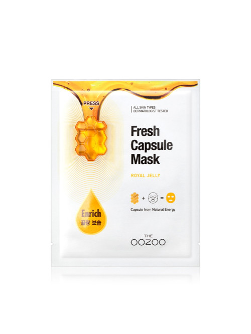 THE OOZOO Fresh Capsule Mask Royal Jelly / Маска  с капсулой-активатором с маточным молочком дл...